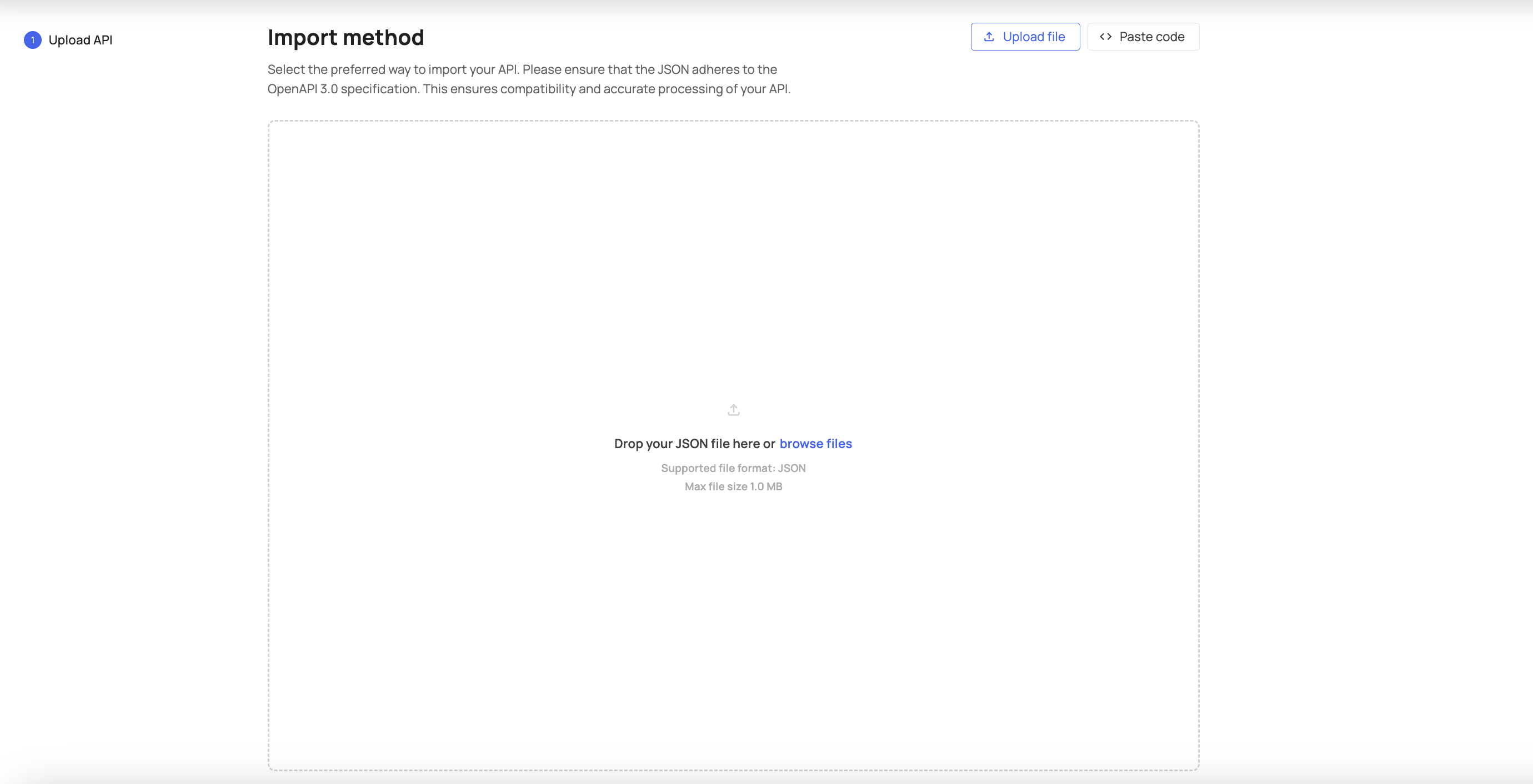 Importing APIs